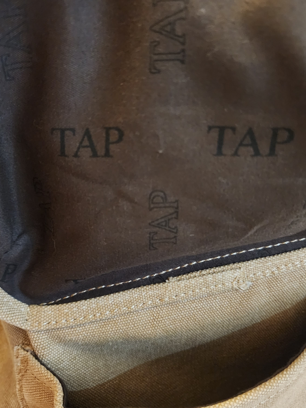 TAP Canvas Backpack in Tan - Picture 7 of 7
